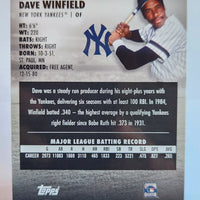 Dave Winfield 2023 Stadium Club Series Mint Card #195