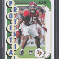 Dallas Turner 2024 Panini Score Protential Series Mint Rookie Card #17