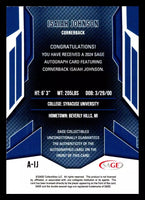 Isaiah Johnson 2024 SAGE Autographed Card #A-IJ
