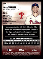 Trea Turner 2023 Stadium Club Series Mint Card #134
