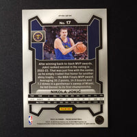 Nikola Jokic 2023 2024 Panini Prizm Series Mint Card #17
