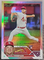 Zack Thompson 2023 Topps Rainbow Foil Series Mint Rookie Card #34
