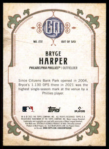 Bryce Harper 2022 Topps Gypsy Queen Card #272