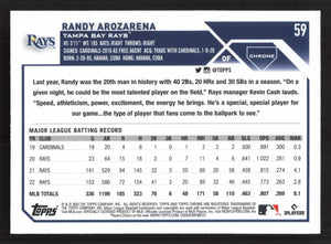 Randy Arozarena 2023 Topps Chrome Pink Mint Card #59