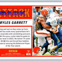 Myles Garrett 2024 Score Sack Attack Series Mint Card #8