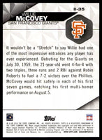 Willie McCovey 2018 Topps Instant Impact Series Mint Card #II-35
