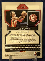 Trae Young 2021 2022 Panini Prizm Series Mint Card #26
