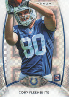 Coby Fleener 2012 Topps Platinum X-Fractor Series Mint Rookie Card #131
