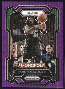 Robert Williams III 2023 2024 Panini Prizm Monopoly Purple Wave Series Mint Card #9