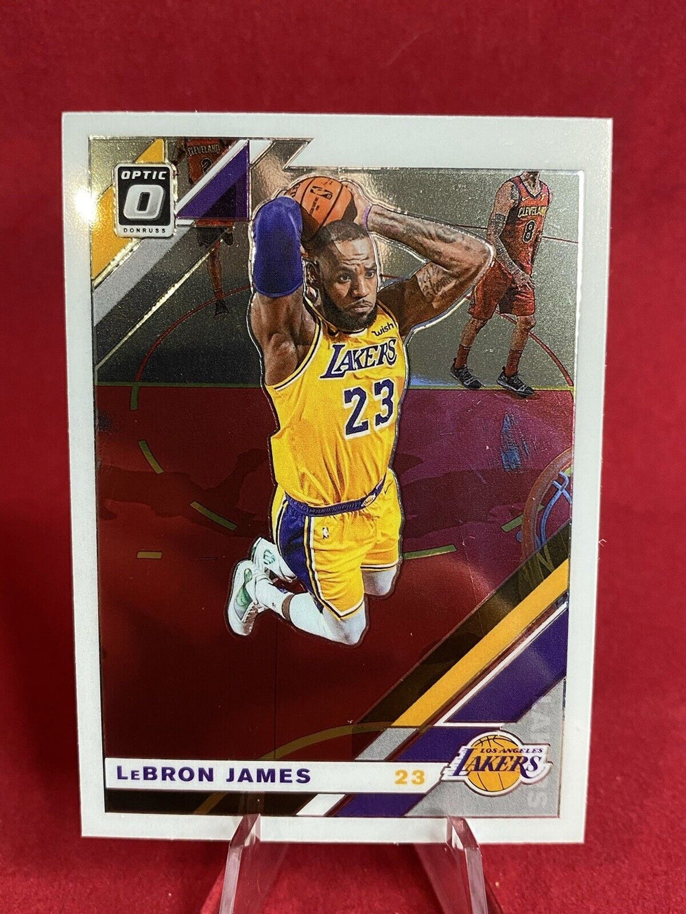 LeBron James 2019 2020 Panini Donruss Optic Mint Card #60