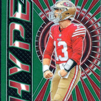 Brock Purdy 2023 Panini Prizm Hype Green Series Mint Card #H-2