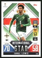 Jamal Lewis 2022 2023 TOPPS Match Attax International Stars Series Mint Card #IS80
