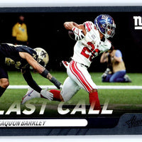 Saquon Barkley 2022 Panini Absolute Last Call Series Mint Card #LC-13