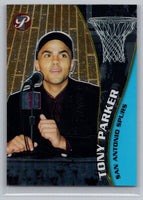 Tony Parker 2001 2002 Topps Pristine Series Mint Rookie Card #108
