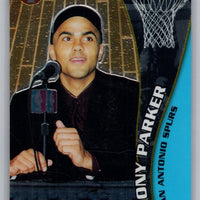 Tony Parker 2001 2002 Topps Pristine Series Mint Rookie Card #108