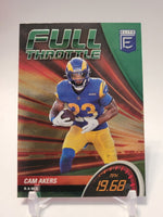 Cam Akers 2022 Panini Donruss Elite Full Throttle Series Mint Card  #FT21
