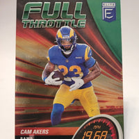 Cam Akers 2022 Panini Donruss Elite Full Throttle Series Mint Card  #FT21