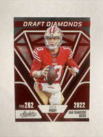 Brock Purdy 2023 Panini Absolute Draft Diamonds Series Mint Insert Card DD-2
