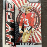 Brock Purdy 2023 Panini Prizm Hype Series Mint Card #H-2