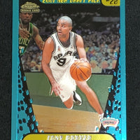 Tony Parker 2001 2002 Topps Chrome Series Mint Rookie Card #155