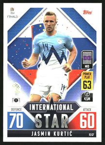 Jasmin Kurtic 2022 2023 TOPPS Match Attax International Stars Series Mint Card #IS67