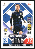 Callum McGregor 2022 2023 TOPPS Match Attax International Stars Series Mint Card #IS57
