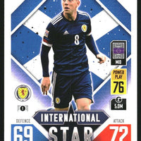 Callum McGregor 2022 2023 TOPPS Match Attax International Stars Series Mint Card #IS57