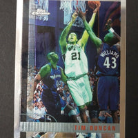 Tim Duncan 1997 1998 Topps Chrome Mint Rookie Card #115