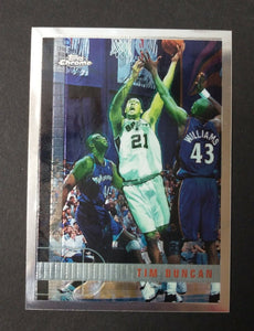 Tim Duncan 1997 1998 Topps Chrome Mint Rookie Card #115