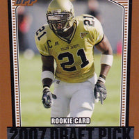 2007 Topps Draft Picks and Prospects Football complete mint hand collated 155 card set LOADED with rookie cards including Adrian Peterson and Calvin Johnson PLUS