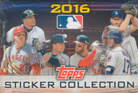 2016 Topps MLB Baseball Sticker Collection Factory Sealed 50 Pack Box
