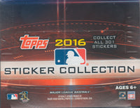 2016 Topps MLB Baseball Sticker Collection Factory Sealed 50 Pack Box
