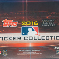 2016 Topps MLB Baseball Sticker Collection Factory Sealed 50 Pack Box