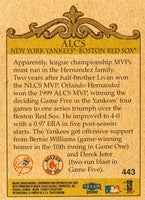 2000 Fleer Tradition Baseball Series Complete Mint 450 Card Set

