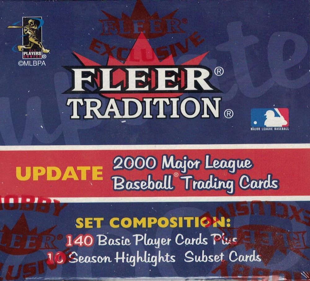 2000 Fleer Baseball Factory Sealed Update Series Set with Season Highlights