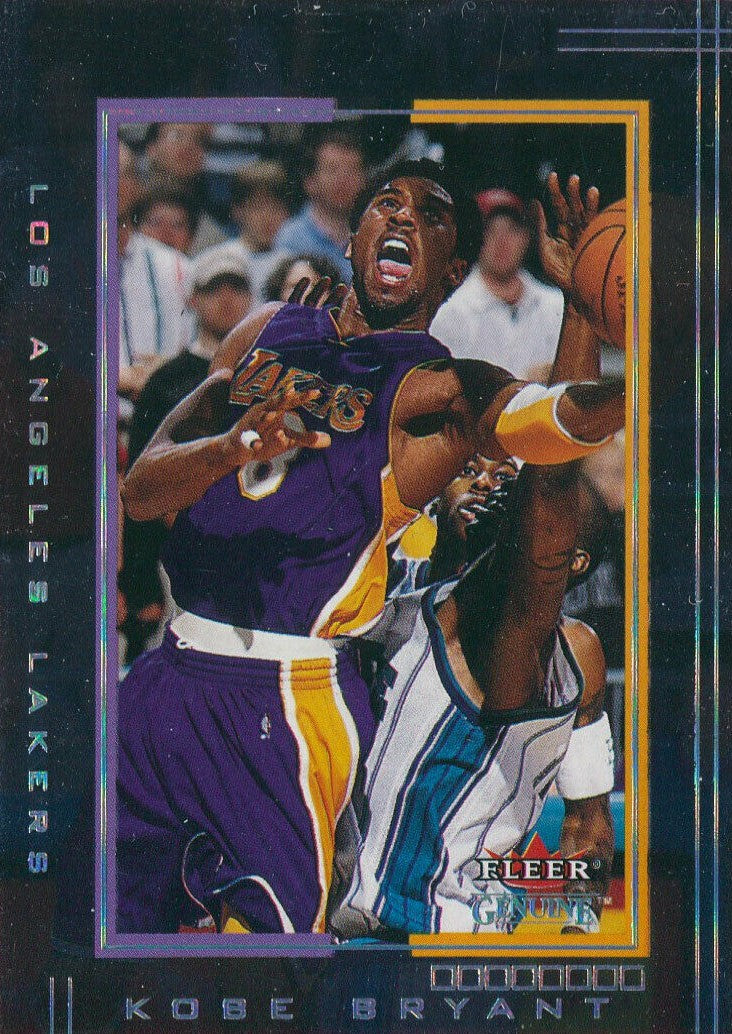 2001 2002 Fleer Genuine Series Complete Mint Set with Kobe Bryant