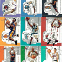 2001 2002 Fleer Exclusive Basketball Series Complete Mint Set with Michael Jordan, Kobe Bryant plus