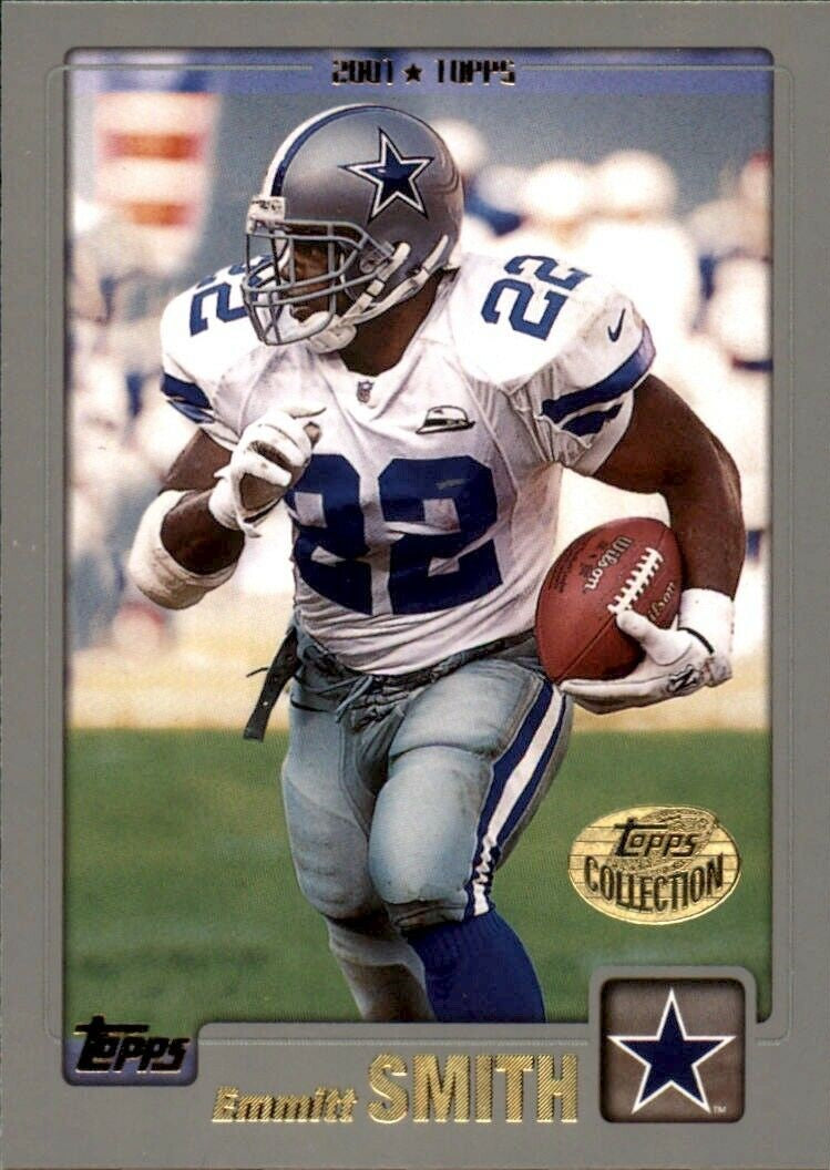 Emmitt Smith 2001 Topps Collection Football Series Mint Card #200