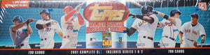 2001 Topps MLB Factory Sealed HOBBY Version Complete Set with 5 Bonus Archives Rookie Reprints (Blue Box)