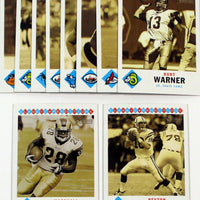 2002 Topps Heritage Classic Renditions Mint Insert Set with Peyton Manning Plus