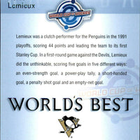 2004 2005 Upper Deck Hockey World's Best Insert Set with Mario Lemieux Plus