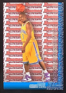 2005 2006 Bowman Basketball Series Complete Mint Set with Rookies and Stars including Chris Paul, Lebron James, Kobe Bryant and Christie Brinkley Plus