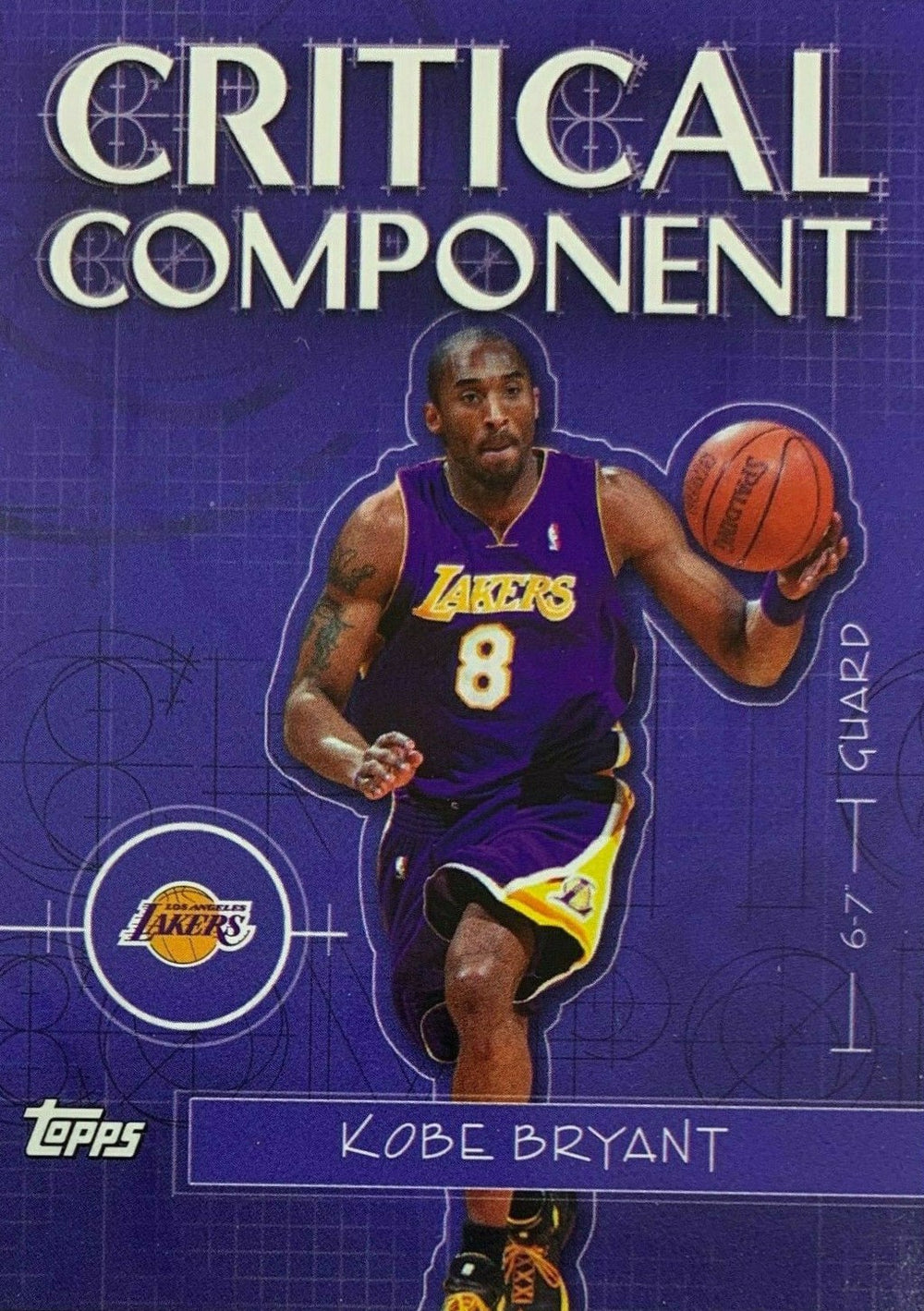 2005 2006 Topps Critical Component Insert Set with Kobe Bryant Plus