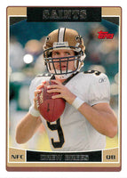 Drew Brees 2006 Topps Football Series Mint Card #161
