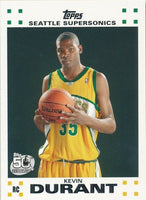 Kevin Durant 2007 2008 Topps Basketball Limited Edition Mint White Bordered Rookie Card #2 of 14
