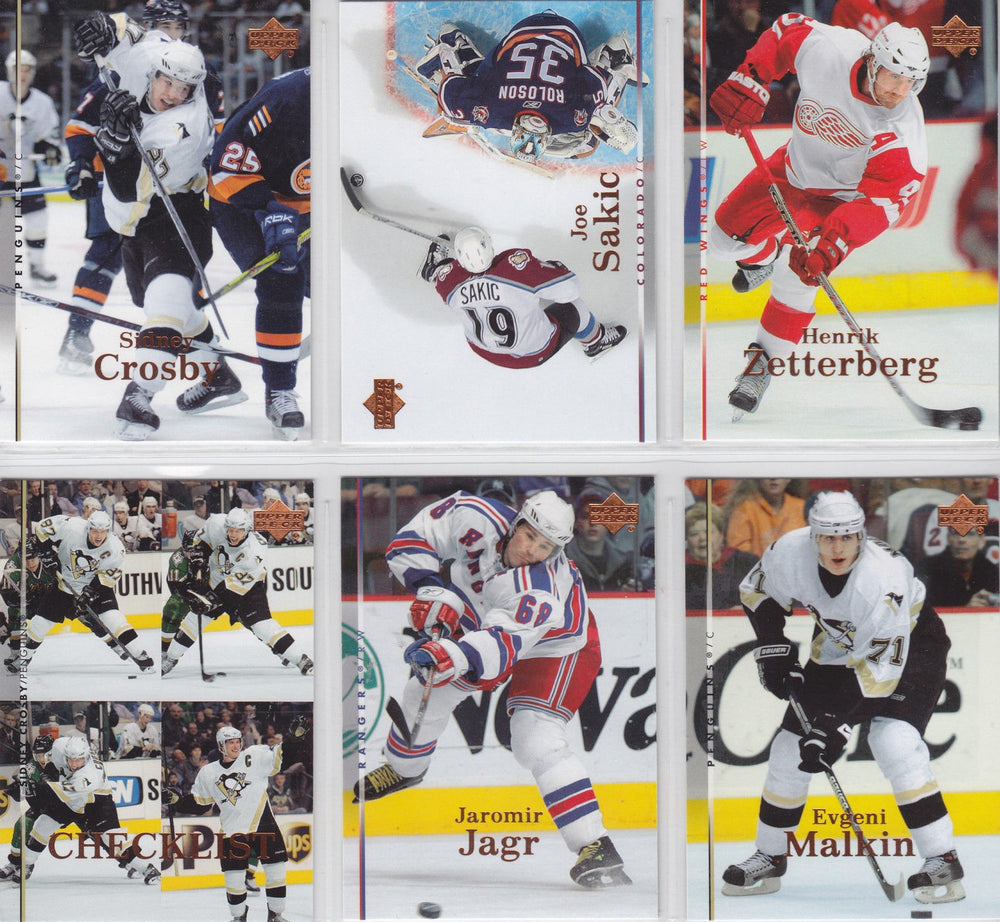 2007 / 2008 Upper Deck Hockey Series #1 Complete Mint Set