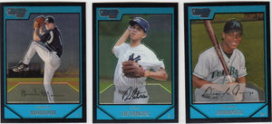 2007 Bowman Baseball Prospects CHROME Version Complete 110 Card Insert Set