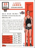 LeBron James 2007 / 2008 1957-58 Variations 50th Anniversary Basketball Series Mint Card #23
