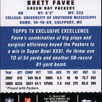 2007 Topps TX Exclusive Football Series Complete Mint Basic 100 Card Set