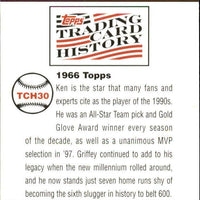 Ken Griffey Jr 2008 Topps Trading Card History Series Mint Insert Card #TCH30